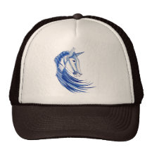 Unicorn Helmet Trucker Hats