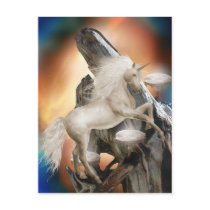 Unicorn Magical Beauty Postcard