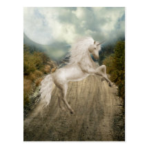 Unicorn Magical Beauty Postcard