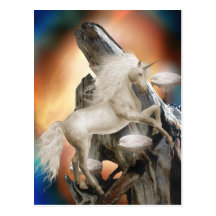 Unicorn Magical Beauty Postcard