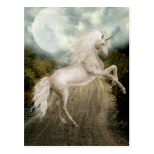 Unicorn Magical Beauty Postcard