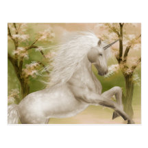 Unicorn Magical Beauty Postcard