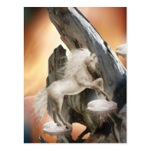 Unicorn Magical Beauty Postcard