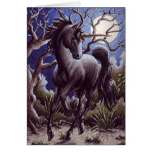 Unicorn Moon notecard