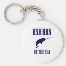 Unicorn of the Sea (Narwhal) Keychains