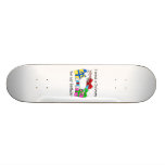 Unicorn on birthday presents skateboard deck