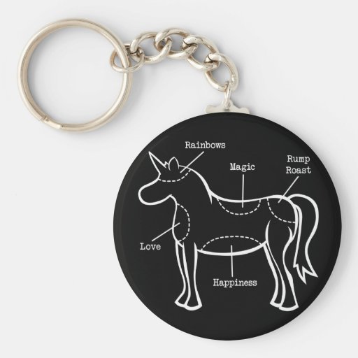 Unicorn Parts Keychain