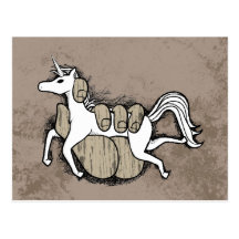 Unicorn Postcard