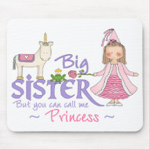 Unicorn Princess Big Sister Mouse Mats