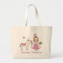 Unicorn Princess Canvas Bags