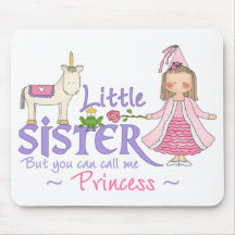 Unicorn Princess Little Sister Mouse Mat