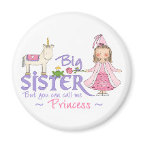 Unicorn Princess Refrigerator Magnets