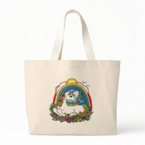 Unicorn & Rainbow Canvas Bags