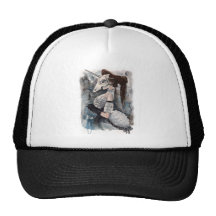 Unicorn Skull Masquerade Trucker Hats