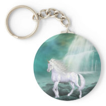 Unicorn White Beauty Keychains
