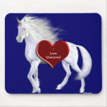 Unicorn White Beauty Mouse Pads