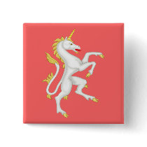 Unicorn with Golden Horn and Tail.