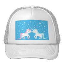 Unicorns in love hat