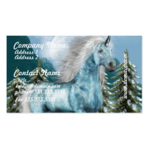 Unicorns in Moonlight  Business Cards