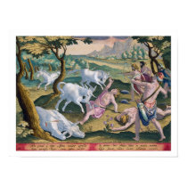 Unicorns on the Banks of the Indus, Hunted by Perm posters