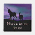 Unicorns Siluet Magnet