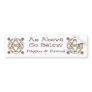 Unicursal, Pagan & Proud Bumper Sticker