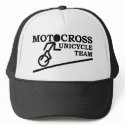 Unicycle Dirt Bike Motocross Cap Hat