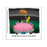 Unidentified Flying Armadillo UFA Funny Gifts Post Cards