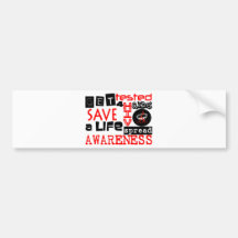 UNIHIV Graffiti Series Bumper Stickers