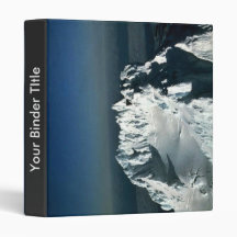 Unimak Island, Isanotski Peaks Volcano Vinyl Binders