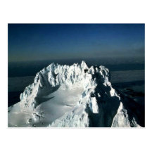 Unimak Island, Isanotski Peaks Volcano Post Card