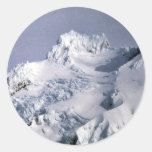 Unimak Island, Isanotski Volcano Round Sticker