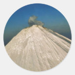 Unimak Island, Shishalden Volcano Round Stickers