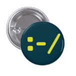 Unimpressed Smiley Button