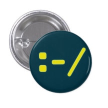 Unimpressed Smiley Button