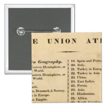 Union atlas pinback buttons