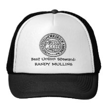 union, Best Union Steward:RANDY MULLINS Mesh Hats