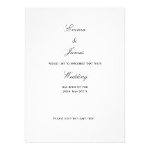 Union Blue/Orange  - Save the Date Personalised Invitations