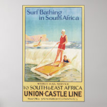 Union-Castle LIne To South & East Africa Poster