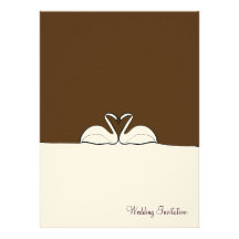 Union Choc/Cream - Wedding Invitation