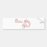 Union City Girl tee shirts Bumper Stickers