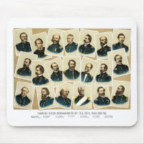 Union Commanders of The Civil War Mouse Pad