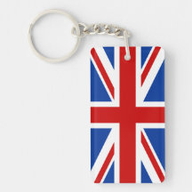 Union Jack Acrylic Keychain (Single Sided)