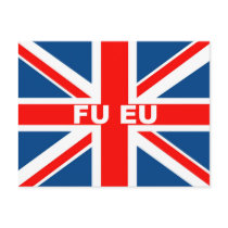 Union Jack anti EU Post Cards