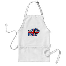Union Jack Bulldog Aprons