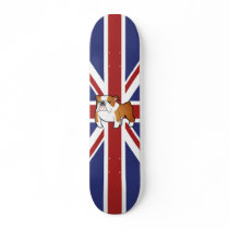 Union Jack Cartoon English Bulldog