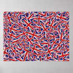Union Jack Collage Poster