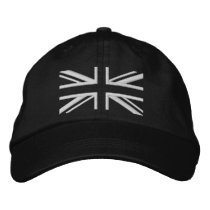 Union Jack Embroidered Baseball Caps