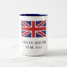 Union Jack Flag A Truly Special Year 2012 Mug