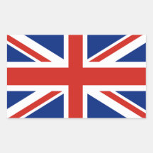 Union Jack - Flag of Great Britain Rectangle Sticker